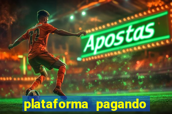 plataforma pagando bonus no cadastro